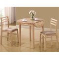 Coaster Coaster 130006 Dinettes Casual 3 Piece Table and Chair Set 130006